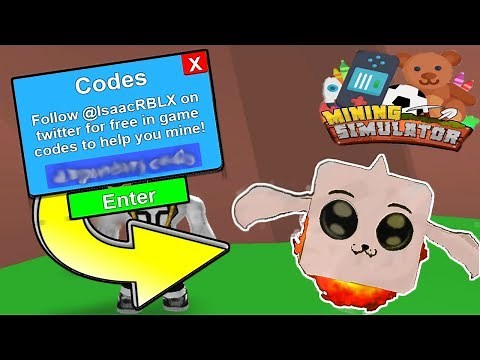 NEW LEGENDARY *FREE* EGG CODE in Mining Simulator!