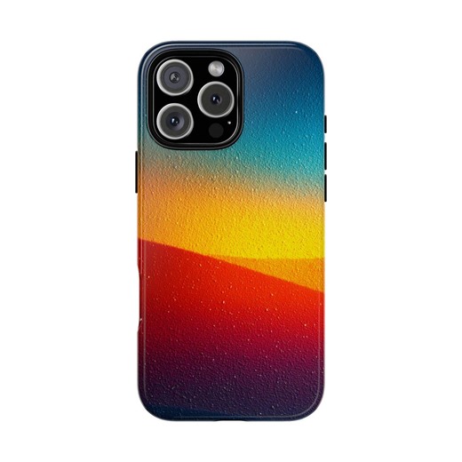 Iphone, Galaxy, Pixel - Bright Gradient Grainy Red Teal Yellow Phone Case - Lifetime Warranty - Etsy Canada