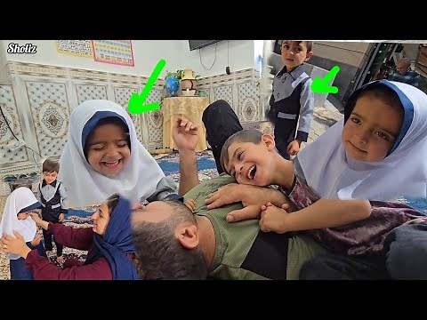 Buying School Uniforms for Hussein & Hasti ❤️ | Insulating the Roof 🏠 | Family Daily Life Vlog