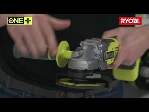 Meuleuse d’angle Brushless sans fil R18AG7 ONE+ Ryobi