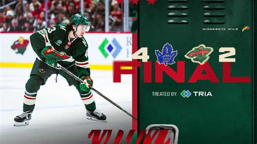 Game Recap: Maple Leafs 4, Wild 2