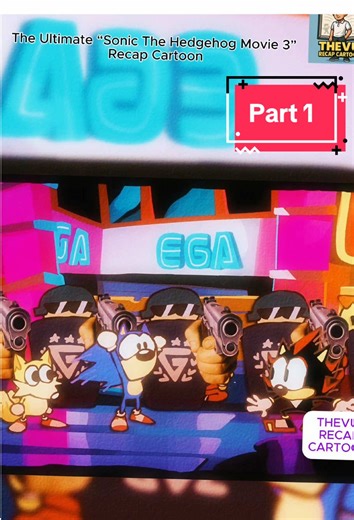 The ultimate ‘’Sonic the Hedgehog Movie 3’’ recap cartoon part 1 #thevurecapcartoon #animation #sonicthehedgehog #sonic #funny