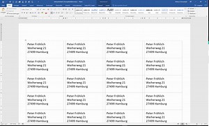 Etiketten drucken in Word - so einfach geht's mit Adressen und Labels