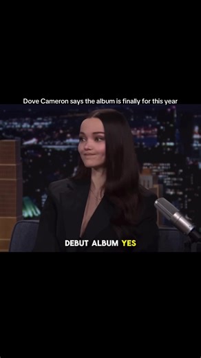 Dove Cameron's Debut Album Announcement on Jimmy Fallon