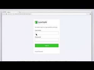 Lexmark Print Management—Using the cloud web portal