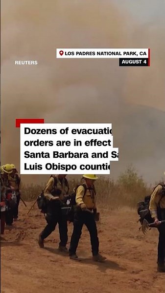 Firefighters battle California’s Gifford Fire