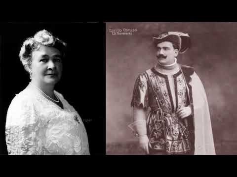 Caruso & Ernestine Schumann-Heink duet from Verdi's Il trovatore. Original 78 record.