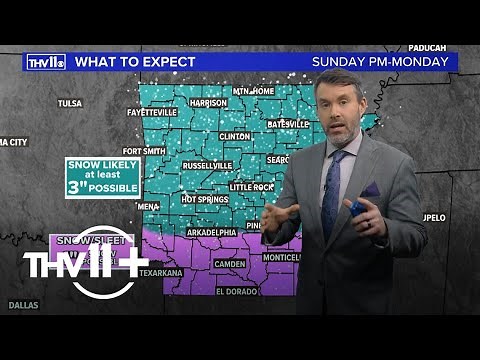 From thunderstorms to an arctic blast for Arkansas | THV11+ weather forecast