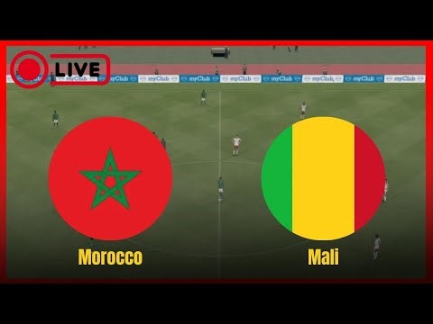 Morocco vs Mali LIVE | Africa Cup of Nations 2025 | Full Match Simulation PES