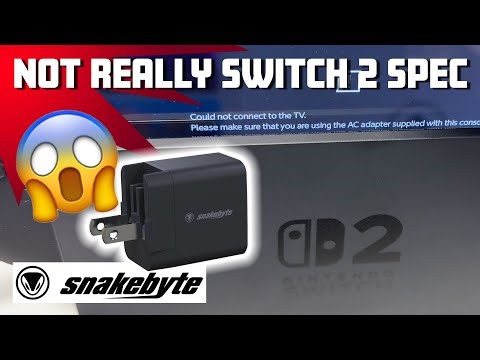 Snakebyte Power Charge S2 for Switch 2 review. Surely it powers the dock?