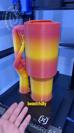 Unexpected Stanley cup failure but I can fix this !!!! Design by @mysticmesh3d #stanleycup #asmr #3dprinting #fail | 3DPrintingDoctor