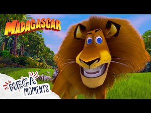 Alex is THE CAT! 🌈 🌴 | Madagascar | Clip | Mega Moments