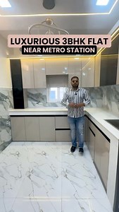 12K views · 186 reactions | Ultra Luxury 3BHK Flat with open Modular kitchen, Proper Ventilation, & 80-90% Home loan Facility!  Book your site visit today and experience the perfect blend of comfort and space!  Contact us 8448440765 now for more details! #3bhkflat #dwarkamorproperty #properventilation #SpaciousFlat #DreamHome #delhiproperty #kamalassociates #realestatedelhi #reels #explore #instatrend #explorepage | Kamal associates | Facebook