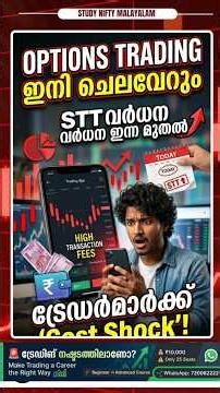 F&O Traders ശ്രദ്ധിക്കുക –Options Trading ഇനി ചെലവേറും!!!