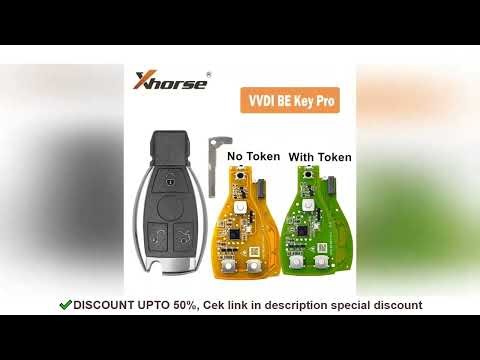 Xhorse VVDI BE Key Pro 3/4 Button Remote Car Key for Mercedes Benz V4.2 PCB Remote Key Chip
