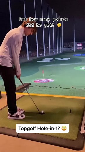 Impressive Top Golf Hole-In-One Challenge Completion