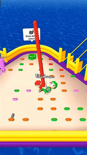 Bridge race 🥶 #bridgerace