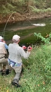 At 93 years young Joe hooks into a monster PA trout! #scientificanglers #fishthetruth #flyfishing #fishing | Lords Of The Fly