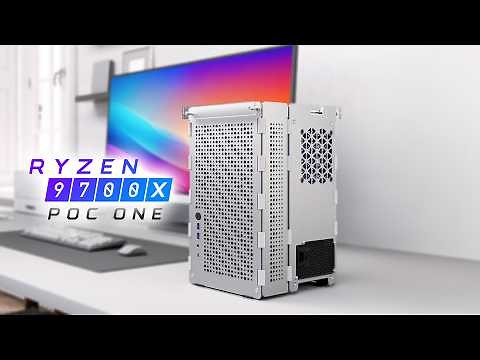 We Built A New AMD Ryzen 9700X Gaming PC Using An Insanely Cool Case