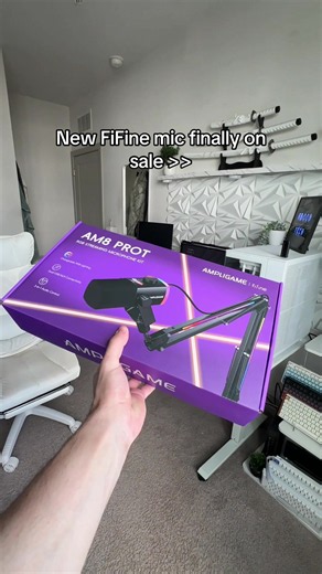 FiFine AM8 Pro mic kit sale — new upgraded AM8 review