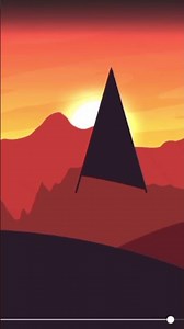 Sunset Mountain Drawing on my Tablet! #art #digital