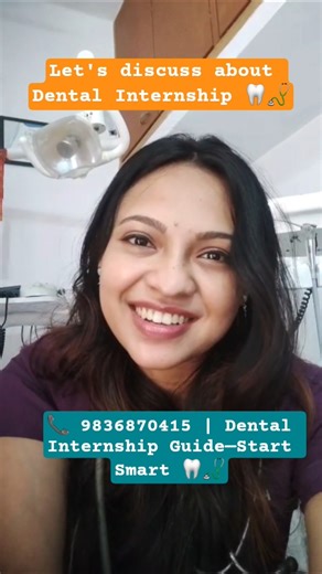 Let’s discuss Dental Internship tips, experience & growth #dentistry #shorts