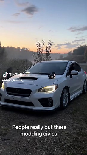 Smh - I used to have a civic. #civichatchback #subaruwrx #subaru #wrx #dirt