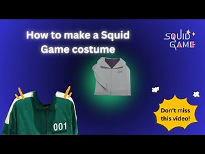 Making a Squid Game costume | Easy and professional | Squid Game