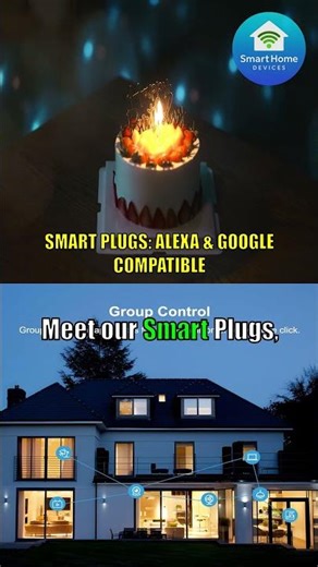 🔥🍳✨ Smart Plugs: Alexa & Google Compatible | Smart Home Devices #shorts