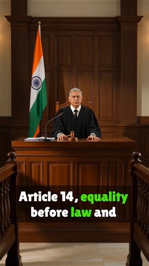 "Article 14 Explained in 10 Seconds | Equality Before Law 🇮🇳"