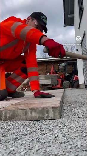Terrassenplatten verlegen