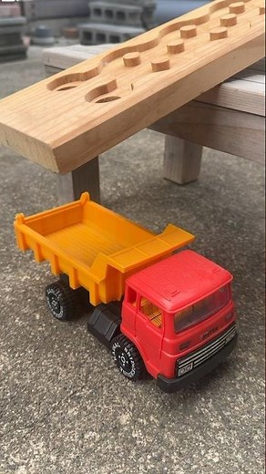 Marble Run Race special ！ Dump Truck colorful Long course.マーブルラン ダンプトラック ロングスペシャルコース！