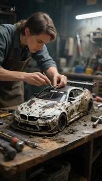 BMW M4 GT3 Toy Car Restoration | Amazing Transformation
