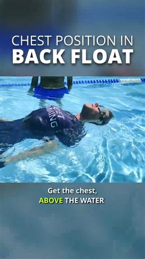 This One Fix Will Stop You From Sinking on Back #swimming #learntoswim #shorts