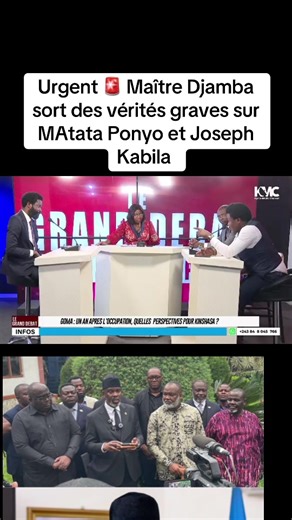 @journal Afrique_tv5monde Jerry @POLITIKONS RDC🇨🇩TV✊🏾 @Présidence RDC