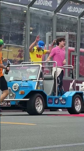 First drivers' parade of the season 😎🦘