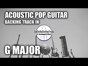 Acoustic Pop Guitar Backing Track In G Major