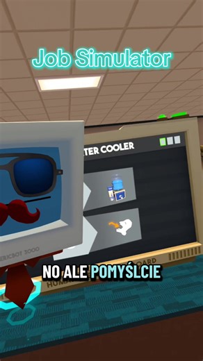 Taka praca to ja rozumiem 😂 Job Simulator w VR Dostępne na Meta Horizon #vr #gaming #metaquest #fyp #vipciovr