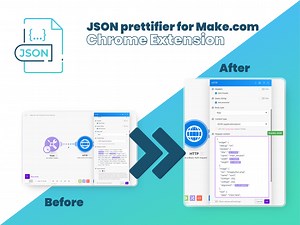 JSON Prettifier for Make.com - Chrome Extension