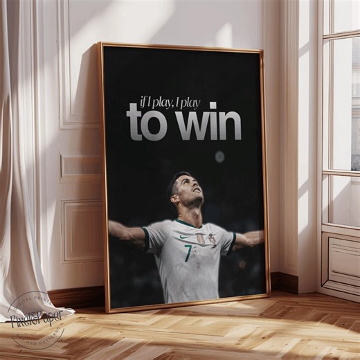 Cristiano Ronaldo Poster: Art Print (digital Download A3 Size 320 DPI) - Etsy
