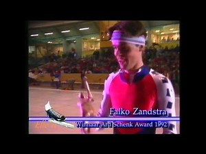 Veronica IJsgala Heerenveen 1992 - Falko Zandstra winner "Ard Schenk Award"