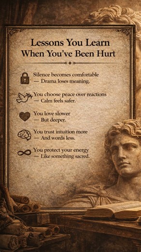 Lessons You Learn When You’ve Been Hurt