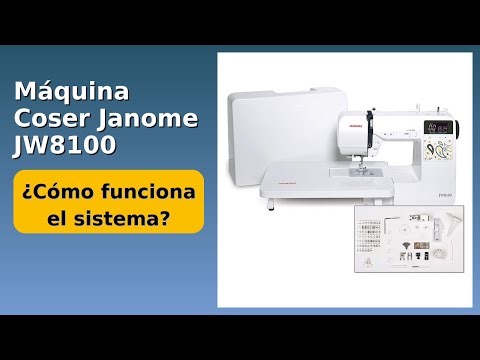 RESEÑA (2025) : Máquina Coser Janome JW8100. DETALLES ESENCIALES