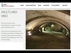 Southampton's Undercroft Wine Vault with Dr Andy Russel Southampton City Archaeology Unit