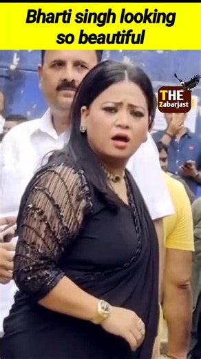 bharti singh looking so awsome black saree| #bhartisingh #bollywood #comedy #shorts