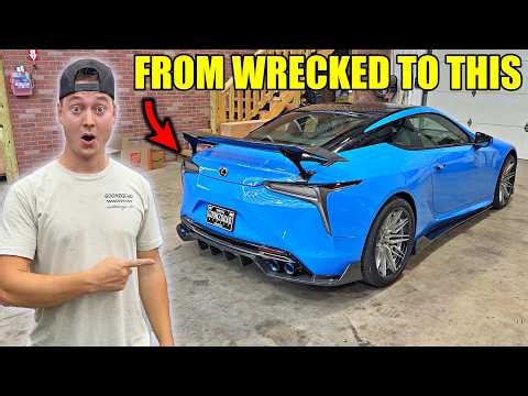 We Rebuilt A Wrecked Lexus LC500 Into A $100,000 Show Car