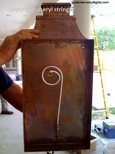 Gas Lantern Installation - Gas Lanterns and Lights