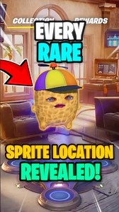 Fortnite ADDED SECRET RARE Sprite Locations!