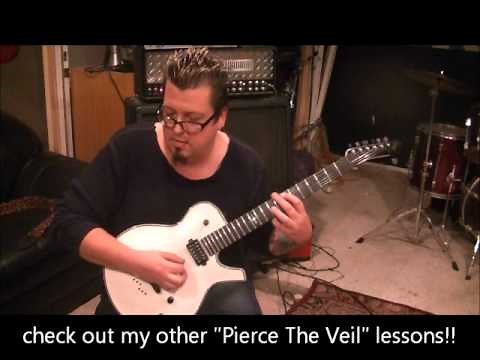 Pierce The Veil - Caraphernelia - Guitar Lesson by Mike Gross - How to play - Tutorial