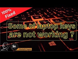 Solving laptop keyboard issue when some keys stopped working | Dell, Acer, HP, Asus |100% working